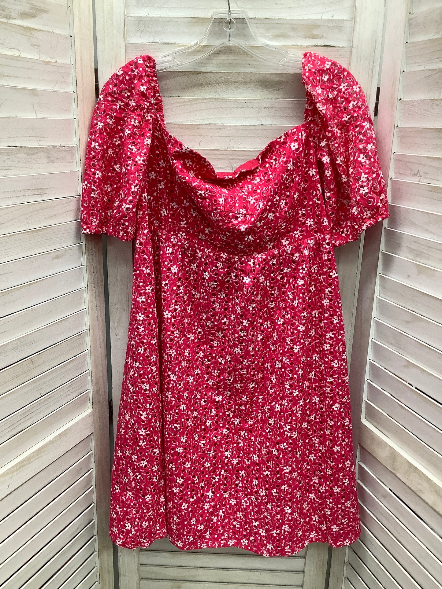 Pink Dress Casual Short Maeve, Size 16