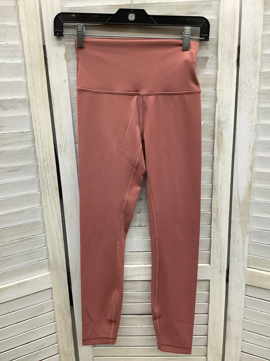 Pink Athletic Leggings Lululemon, Size 4