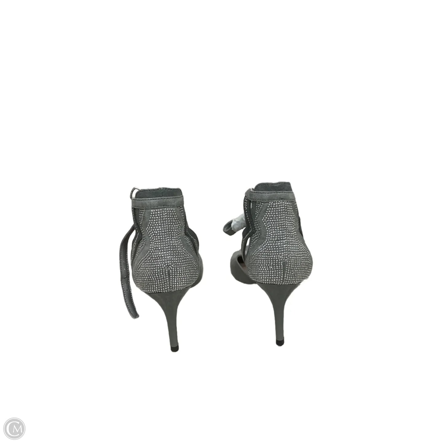 Sandals Heels Stiletto By Clothes Mentor In Grey, Size: 8