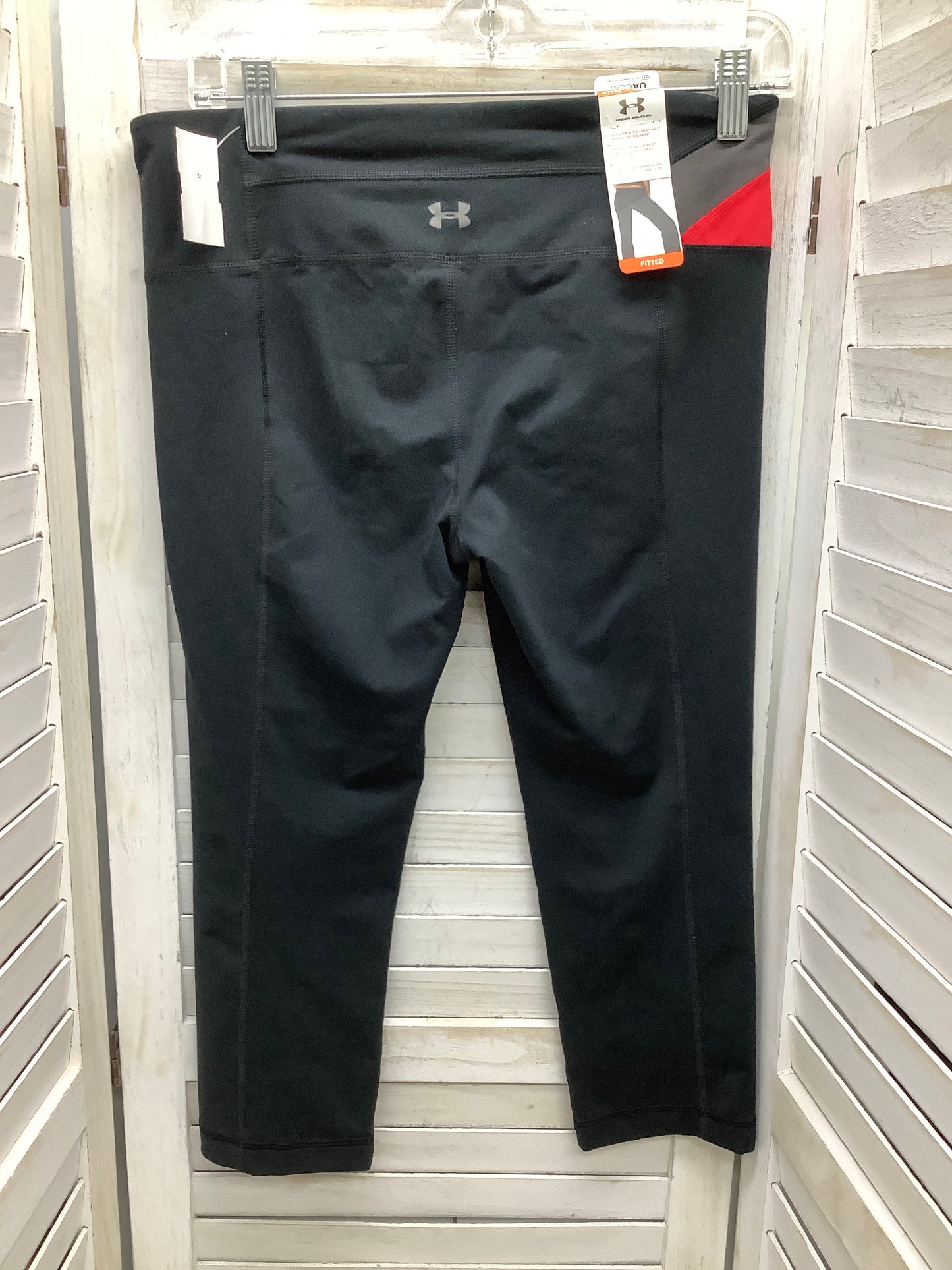 Athletic Leggings By Under Armour In Black, Size: M