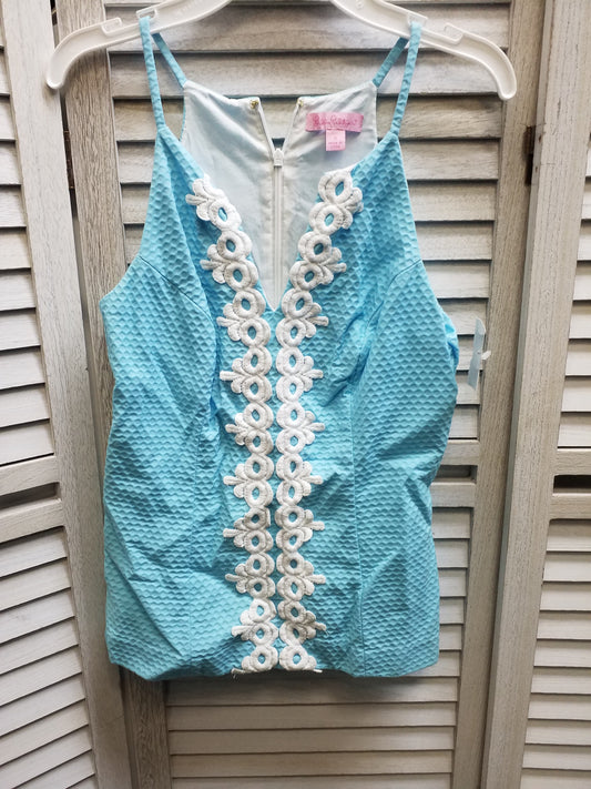 Blue Tank Top Designer Lilly Pulitzer, Size 0