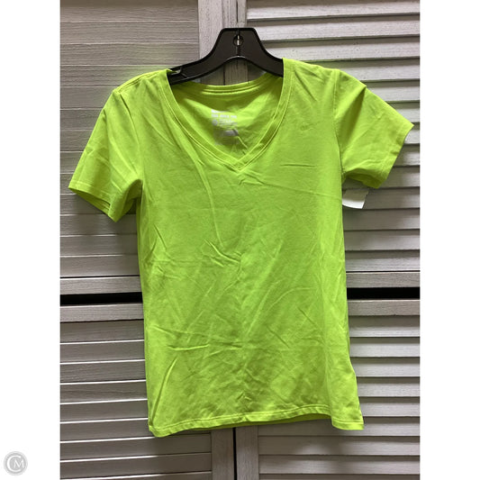 Athletic Top Short Sleeve By Nike In Yellow, Size: Xs