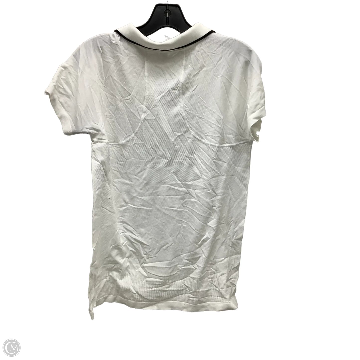 Athletic Top Short Sleeve By Athleta In White, Size: Xl