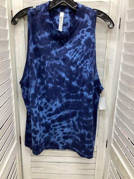 Tie Dye Print Athletic Tank Top Lululemon, Size 6