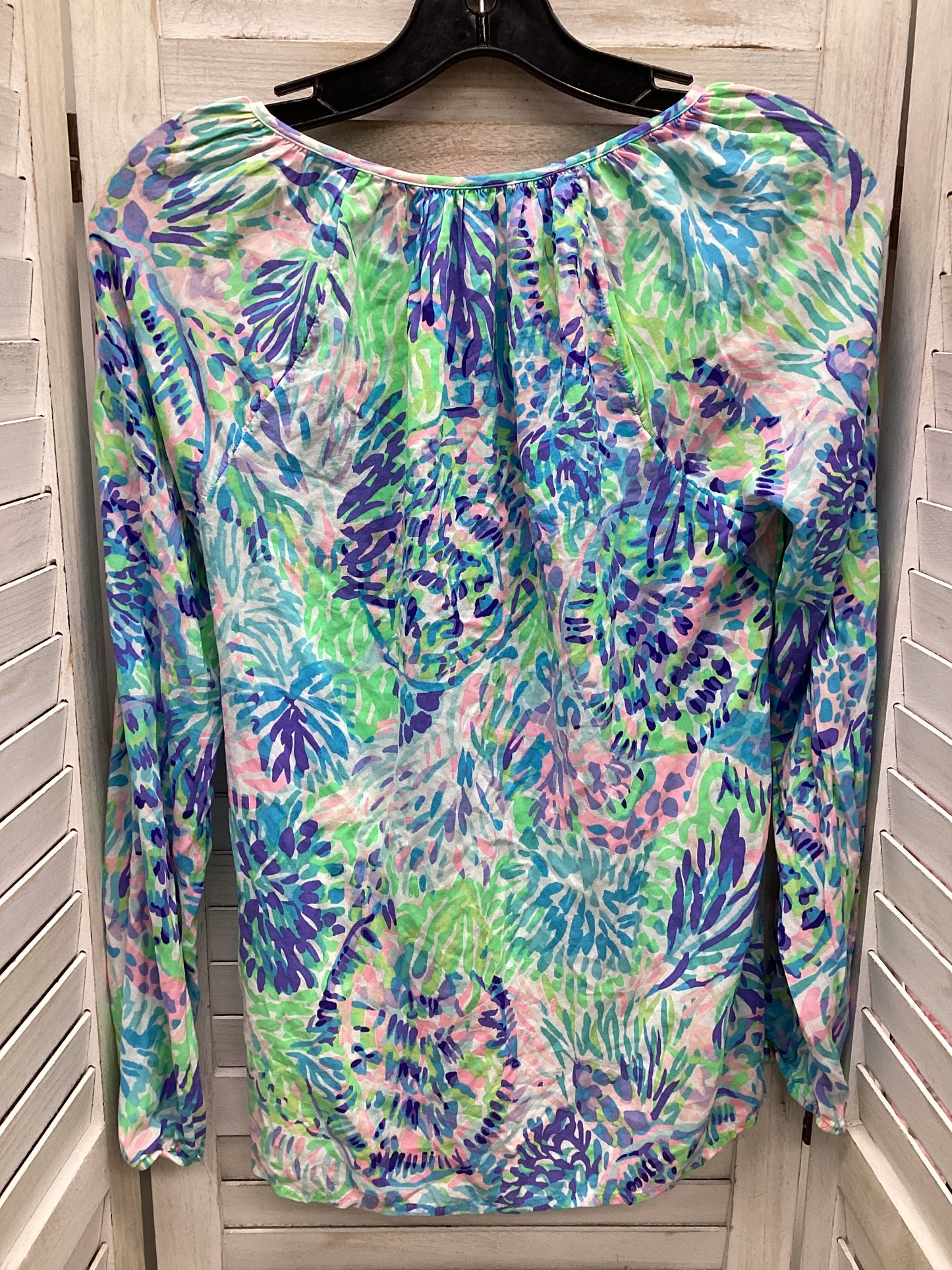 Multi-colored Top Long Sleeve Lilly Pulitzer, Size Xs