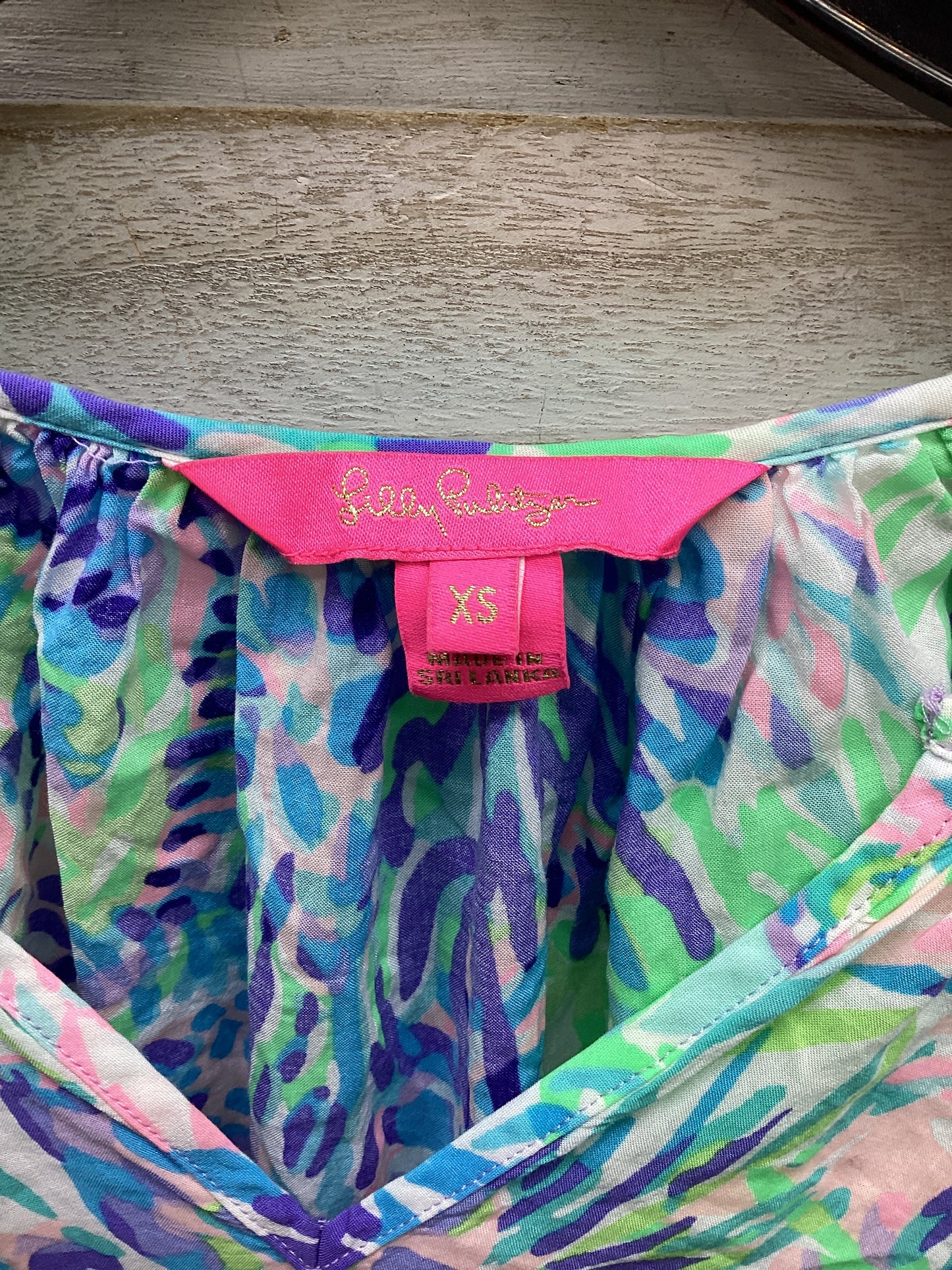 Multi-colored Top Long Sleeve Lilly Pulitzer, Size Xs