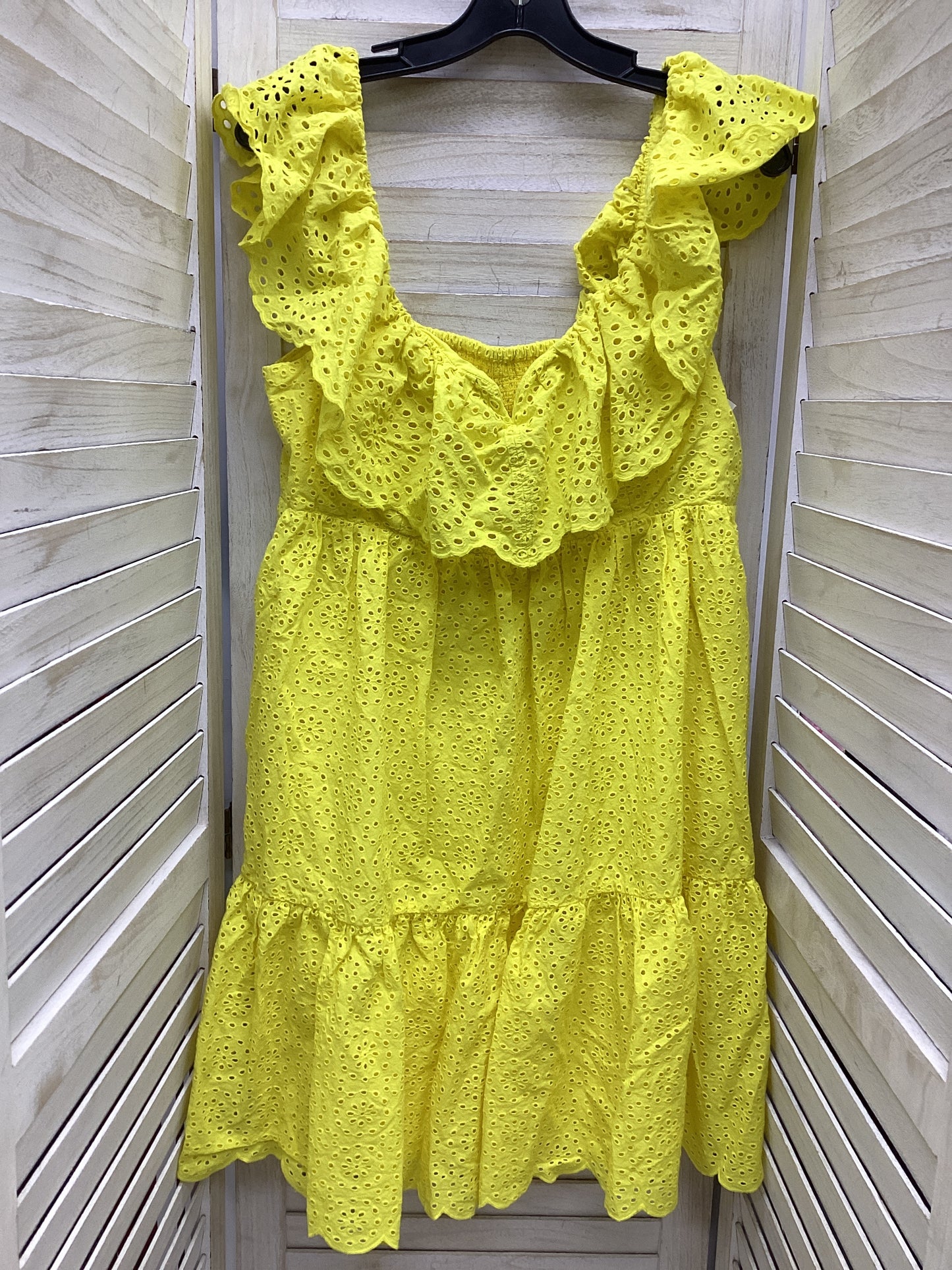 Yellow Dress Casual Short Lilly Pulitzer, Size 12