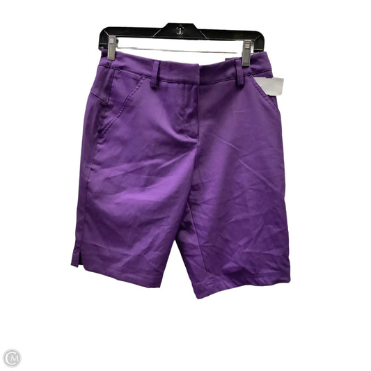 Athletic Shorts By Puma In Purple, Size: 4