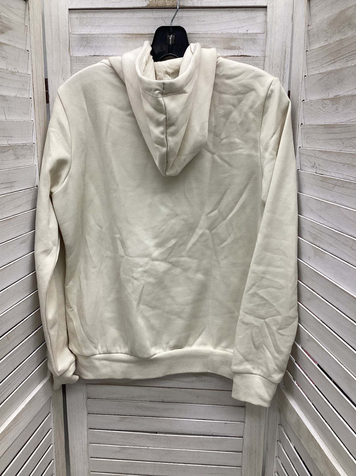 Cream Sweatshirt Hoodie Puma, Size M