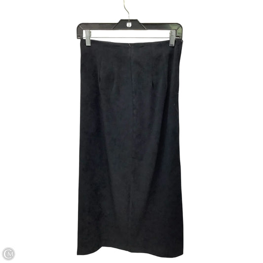 Skirt Maxi By Briggs In Black, Size: 4