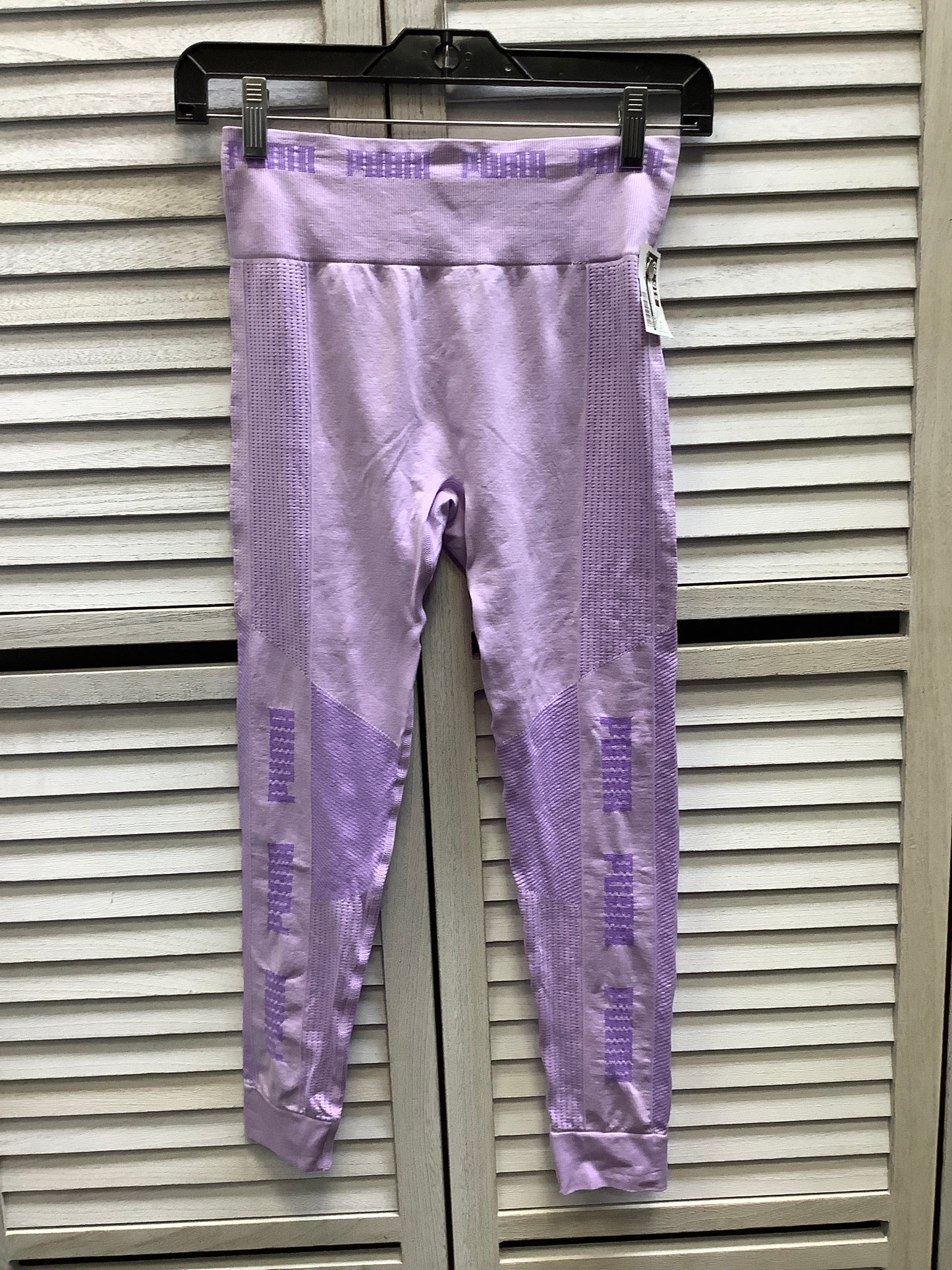 Athletic Leggings By Puma In Purple, Size: S