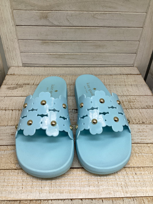 Sandals Flats By Kate Spade In Blue, Size: 10