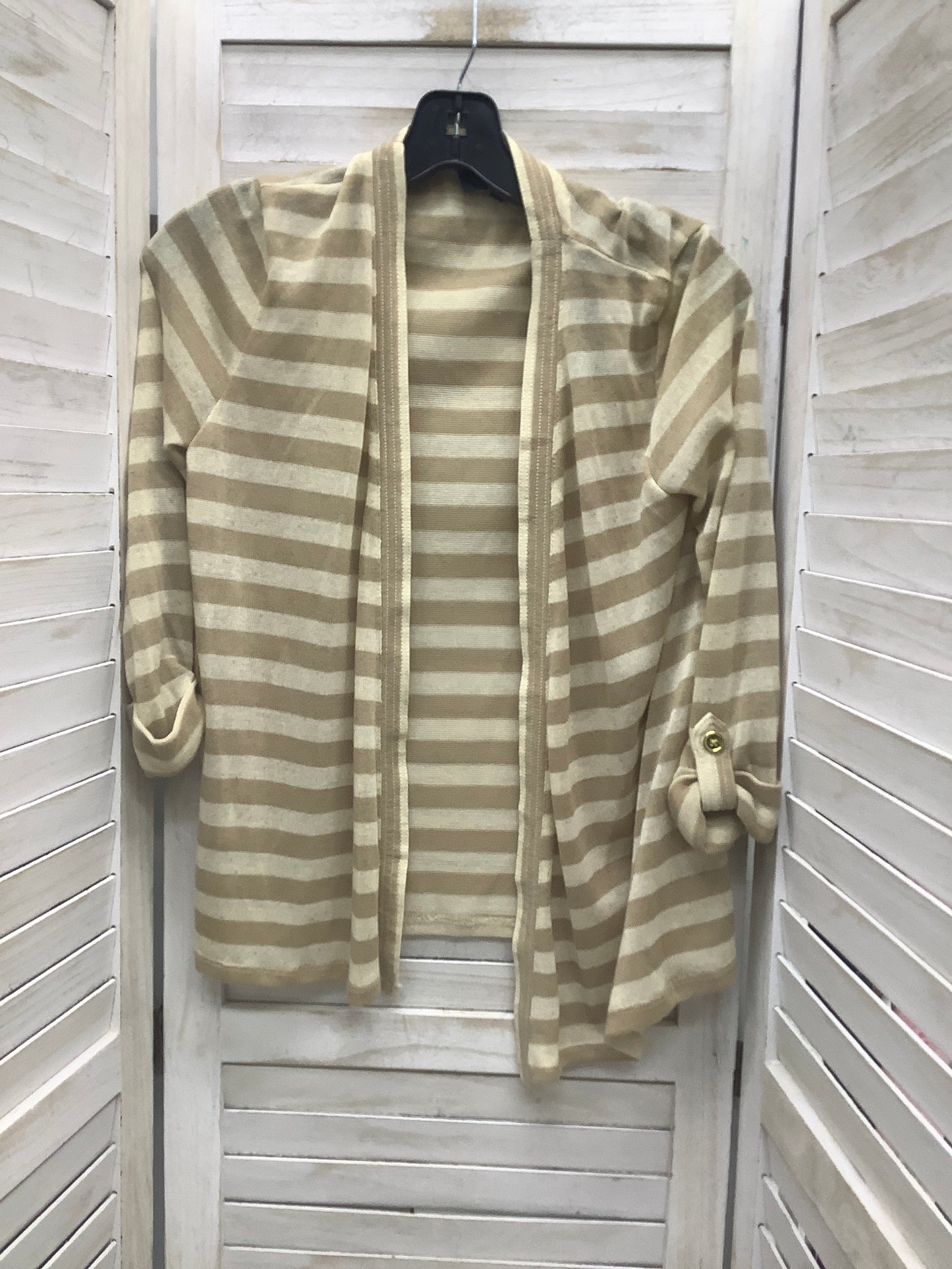 Cardigan By Jones New York In Tan, Size: S