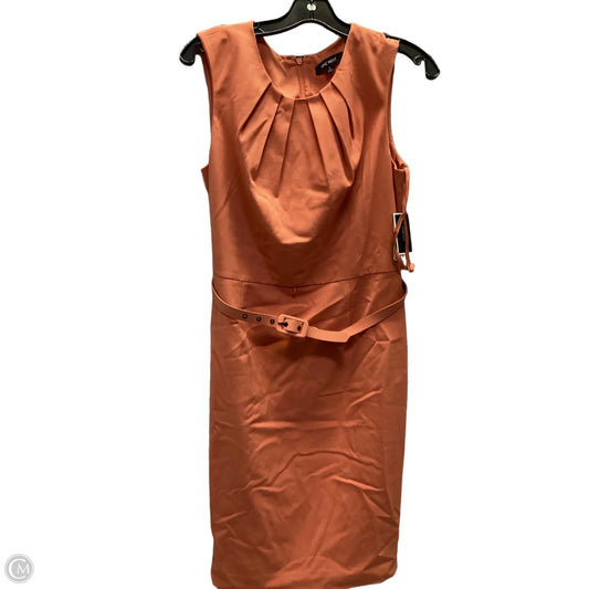 Dress Casual Midi By Nine West In Orange, Size: 8