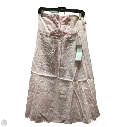 Dress Casual Midi By J. Crew In Pink, Size: 12