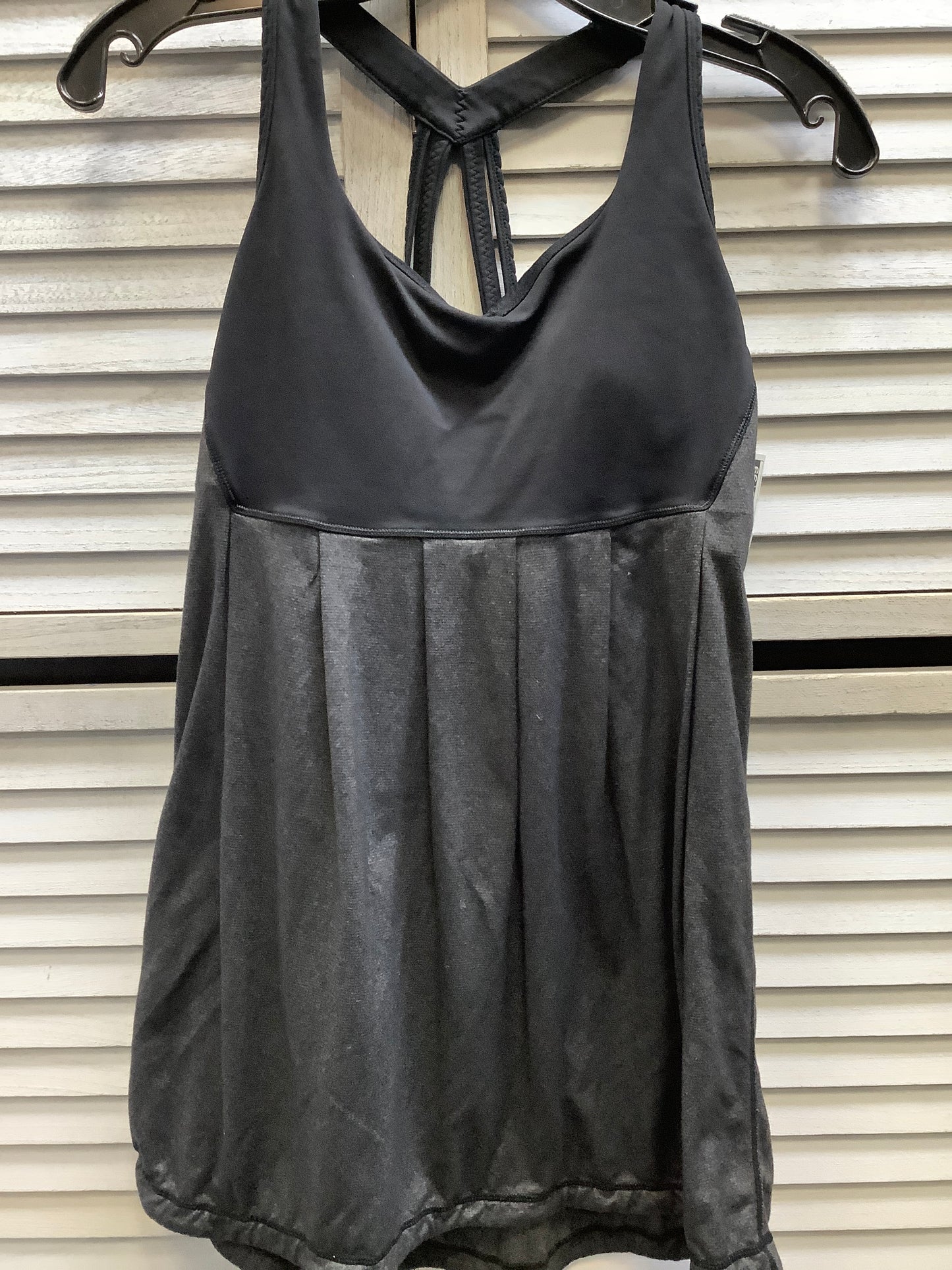 Athletic Tank Top By Lululemon In Black, Size: 8