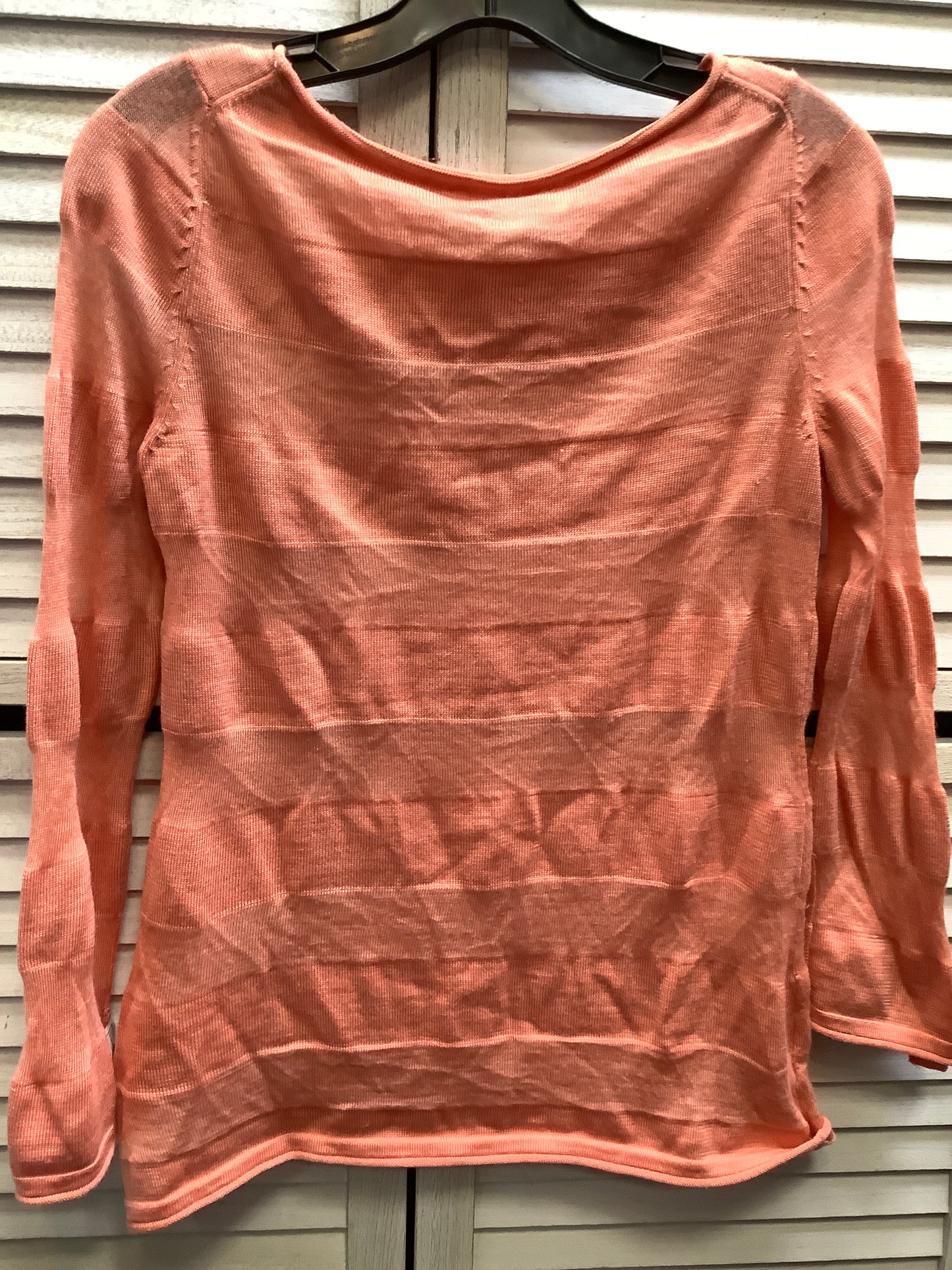 Top Long Sleeve By Loft In Pink, Size: M