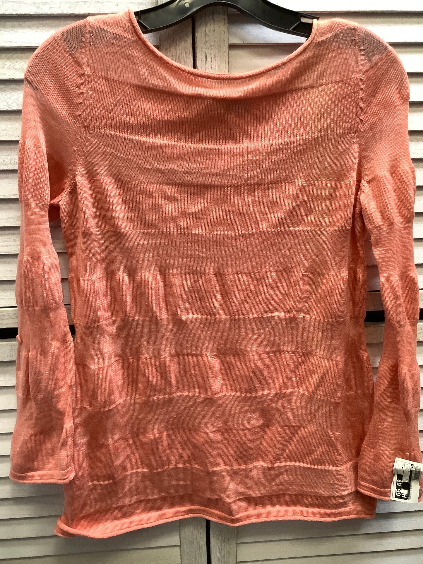 Top Long Sleeve By Loft In Pink, Size: M