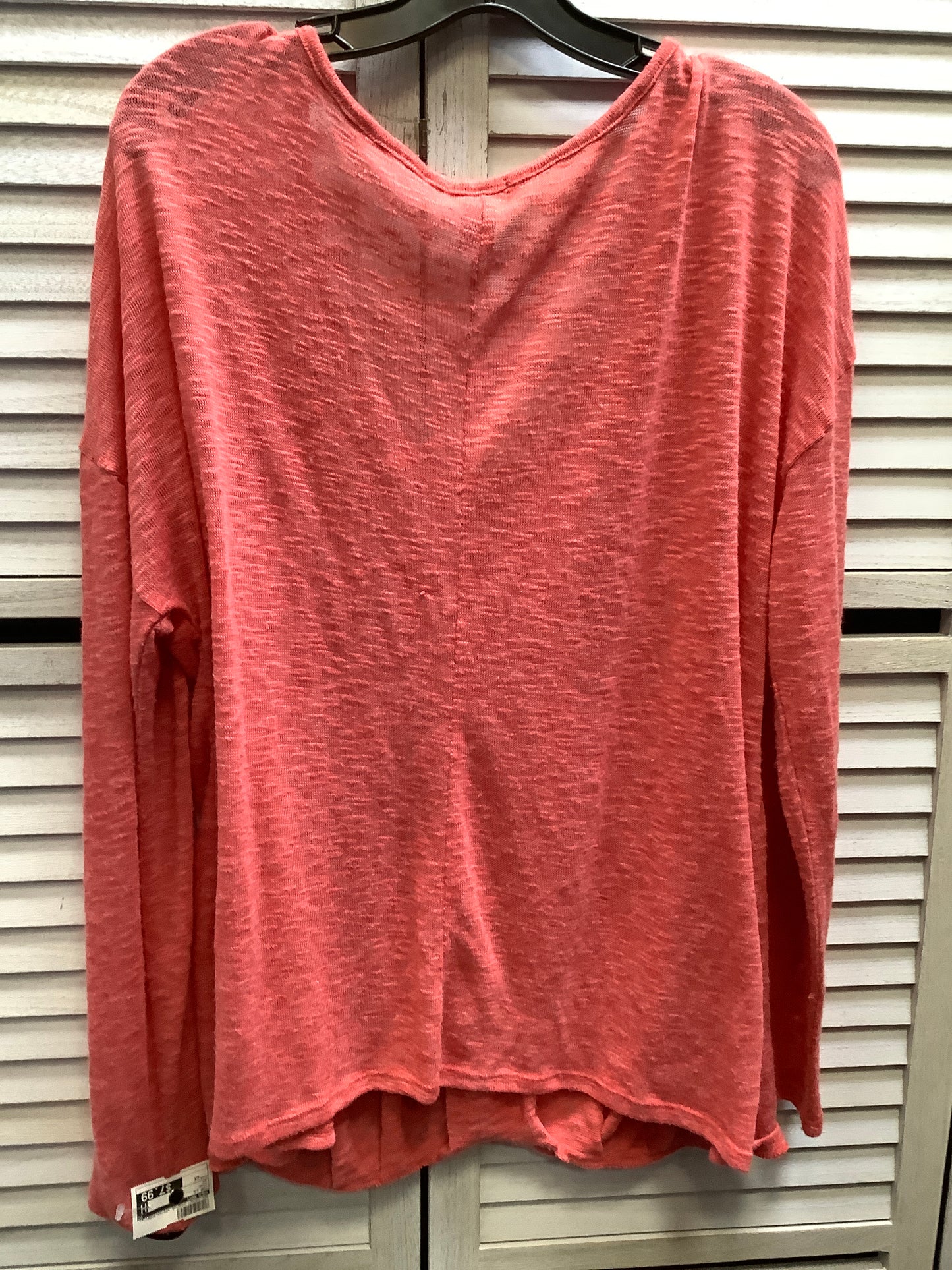 Top Long Sleeve By Old Navy In Pink, Size: 2x