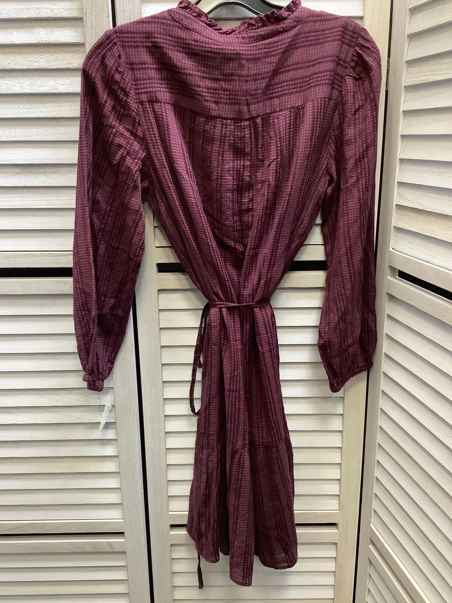 Dress Casual Short By Loft In Purple, Size: S