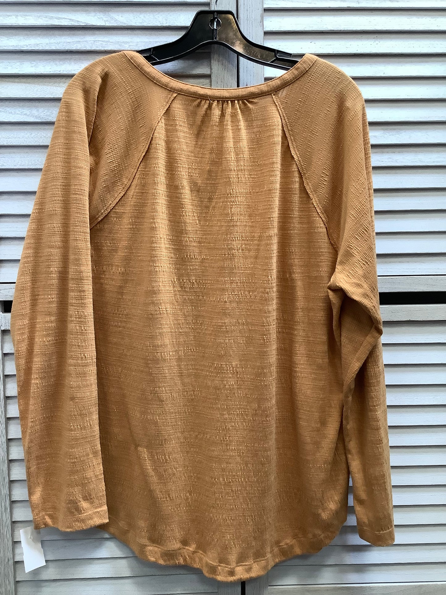 Top Long Sleeve By Sonoma In Orange, Size: Xl