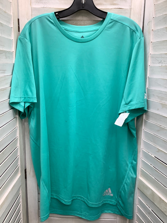 Athletic Top Short Sleeve By Adidas  Size: Xl