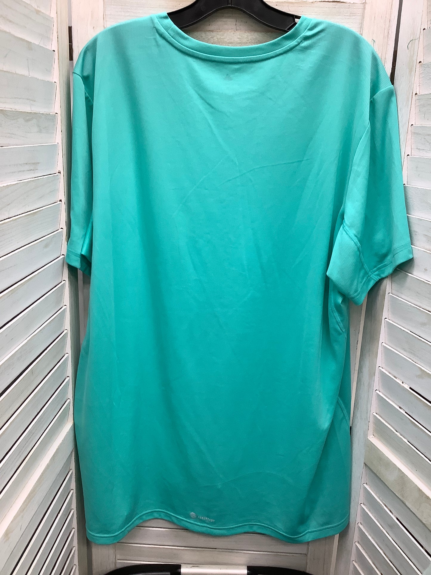 Athletic Top Short Sleeve By Adidas  Size: Xl