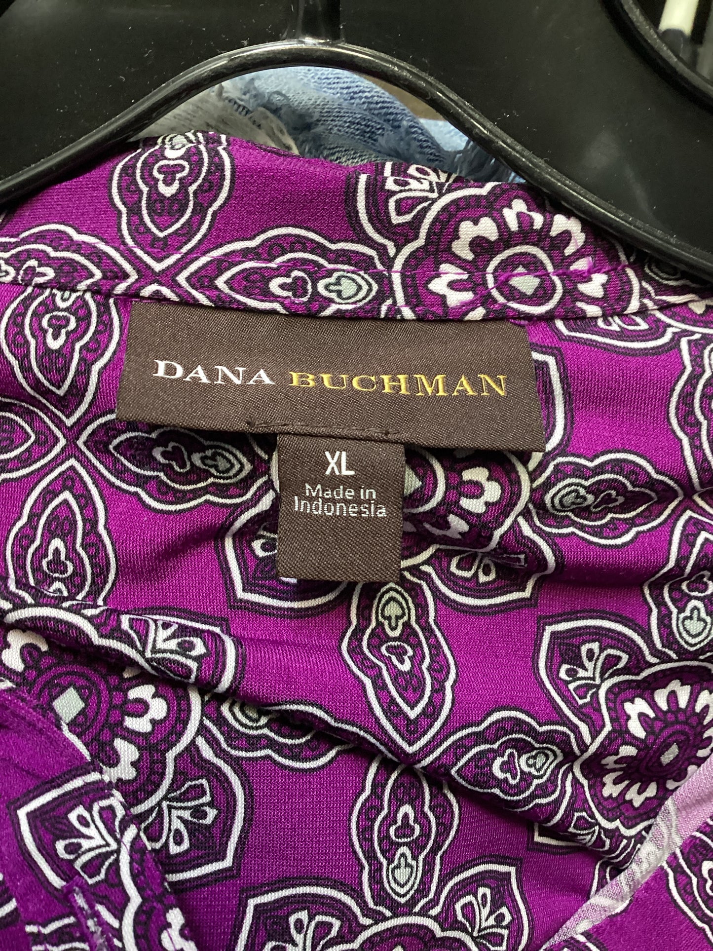 Top Sleeveless By Dana Buchman In Purple, Size: Xl