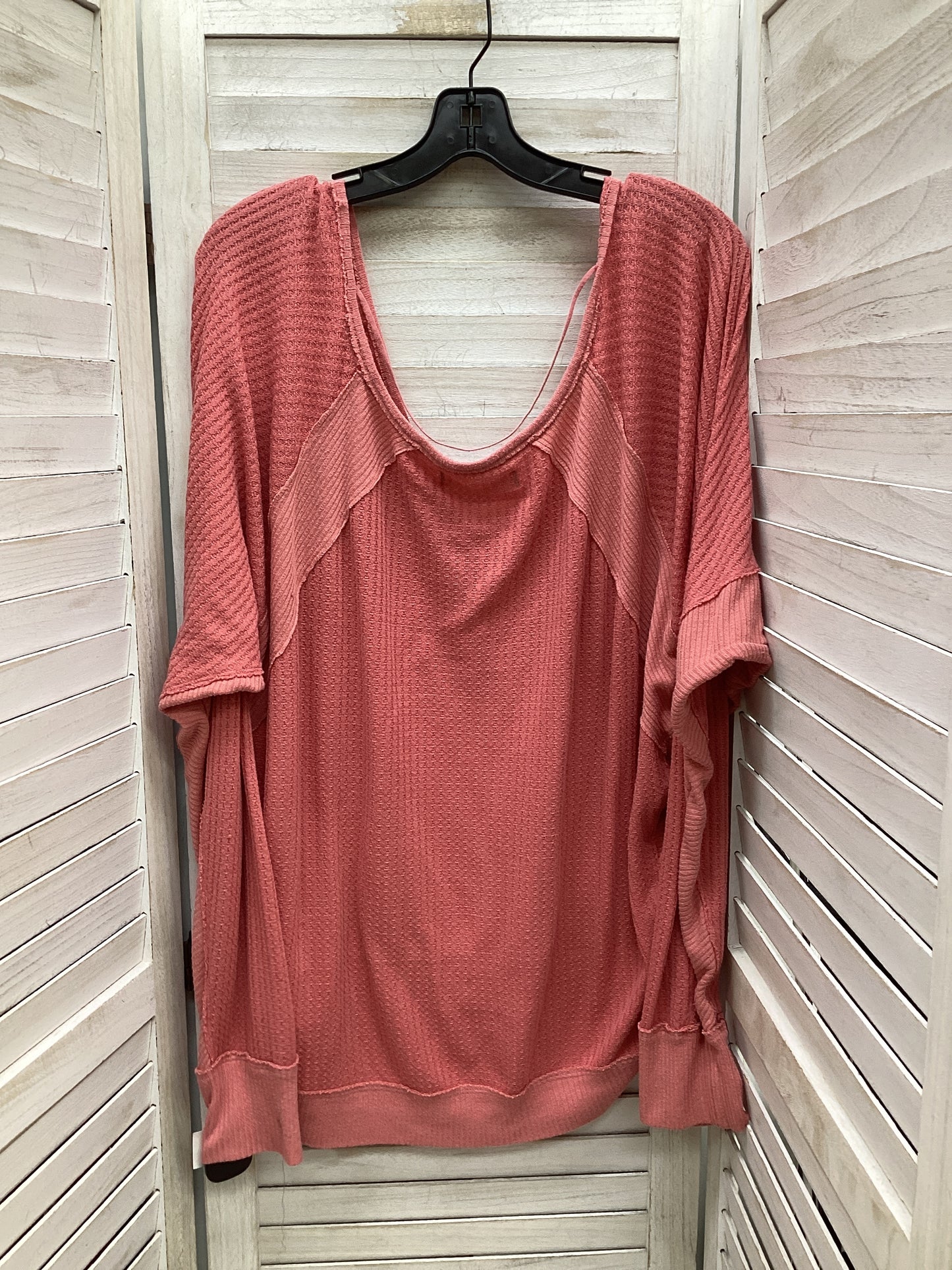 Top Long Sleeve By We The Free In Pink, Size: L