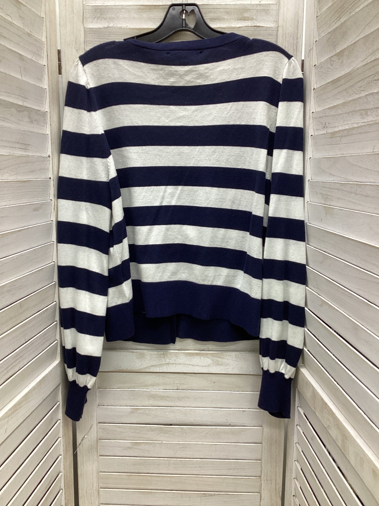 Cardigan By Michael By Michael Kors In Striped Pattern, Size: Xl