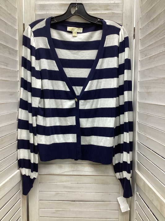 Cardigan By Michael By Michael Kors In Striped Pattern, Size: Xl