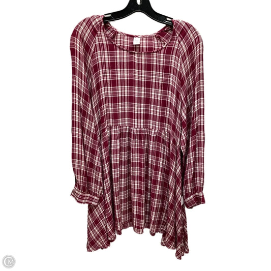 Dress Casual Short By Jw In Plaid Pattern, Size: M