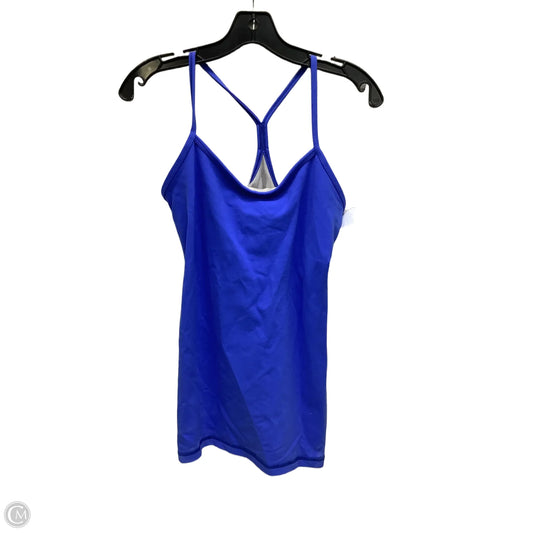 Athletic Tank Top By Lululemon In Blue, Size: 10