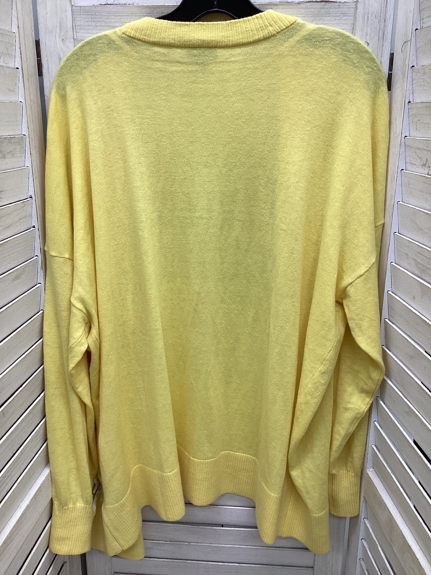 Cardigan By Torrid In Yellow, Size: 1x