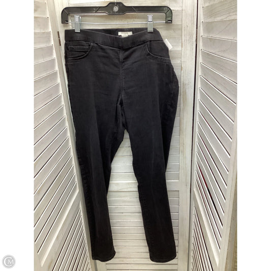 Jeans Skinny By H&m In Black Denim, Size: 8