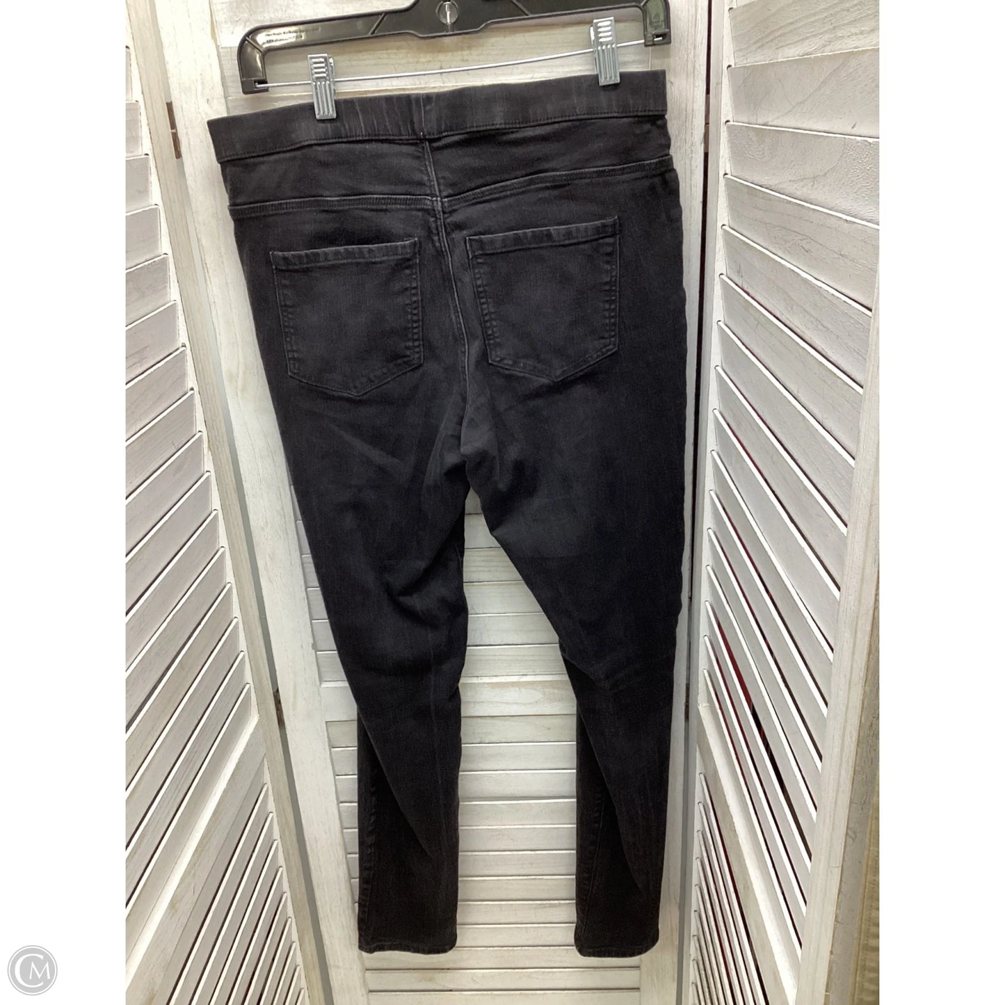 Jeans Skinny By H&m In Black Denim, Size: 8