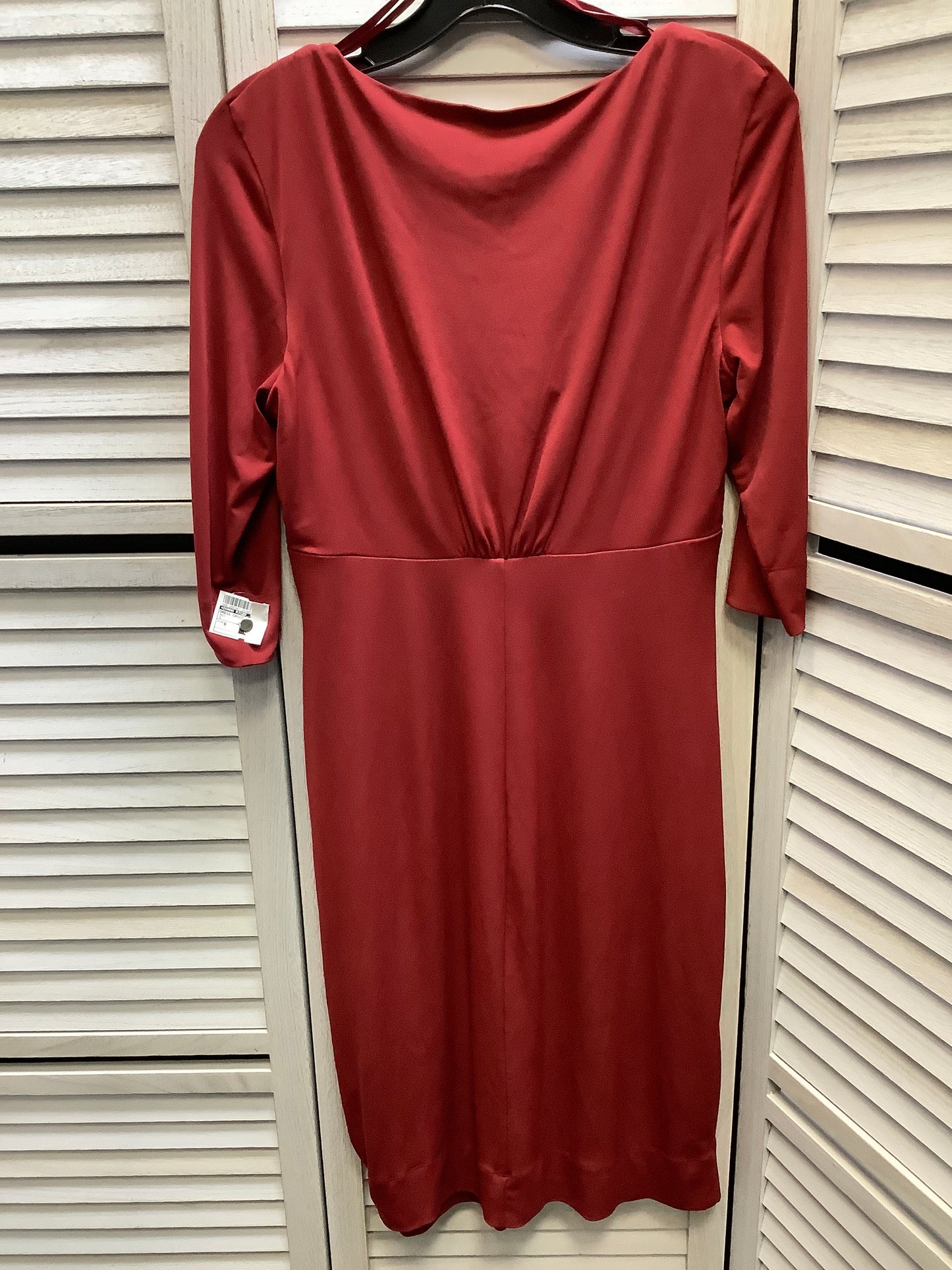 Dress Casual Midi By Donna Ricco In Red, Size: 6