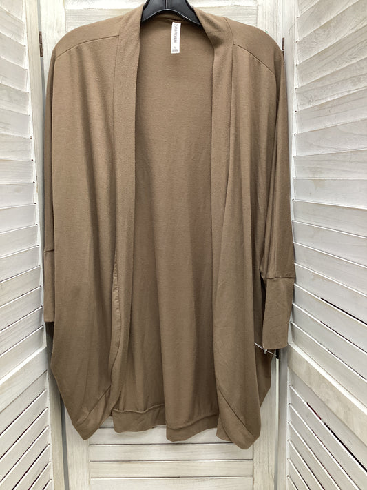 Cardigan By Zenana Outfitters In Brown, Size: L