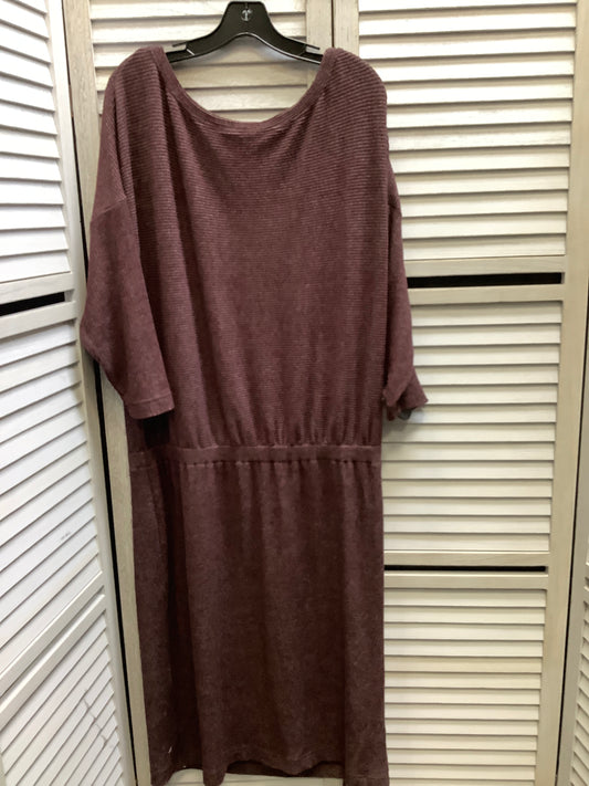 Dress Casual Midi By Banana Republic In Red, Size: Xl