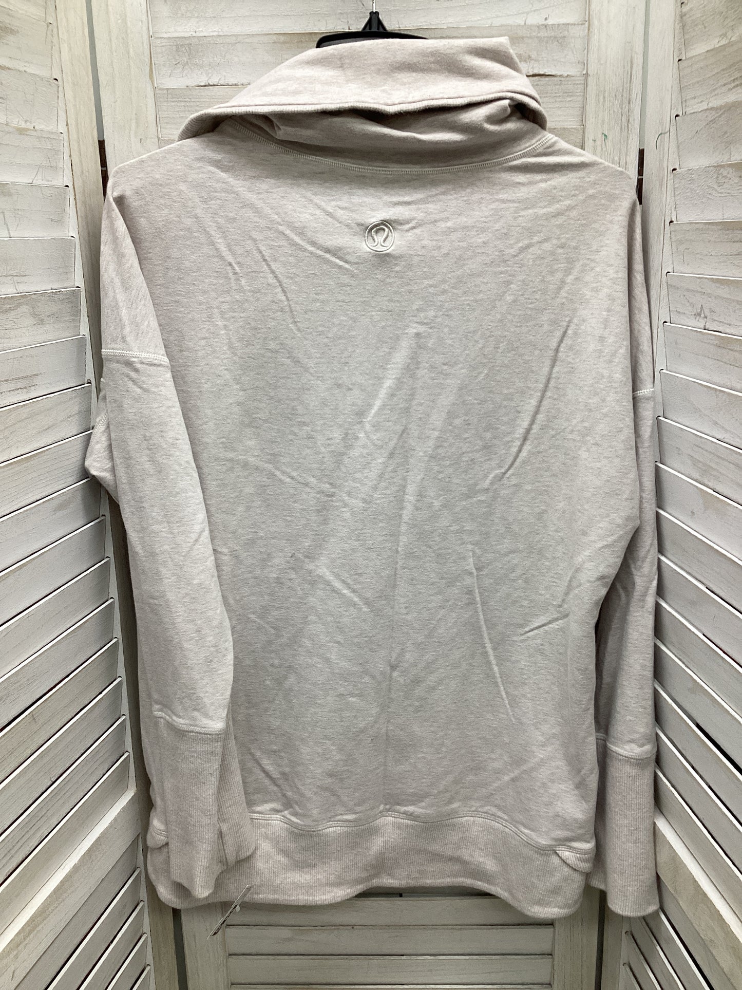 Athletic Sweatshirt Collar By Lululemon In Tan, Size: 10