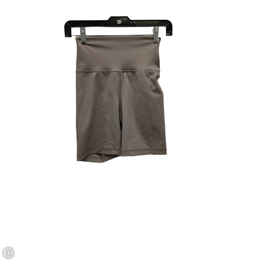 Athletic Shorts By Yogalicious In Taupe, Size: S