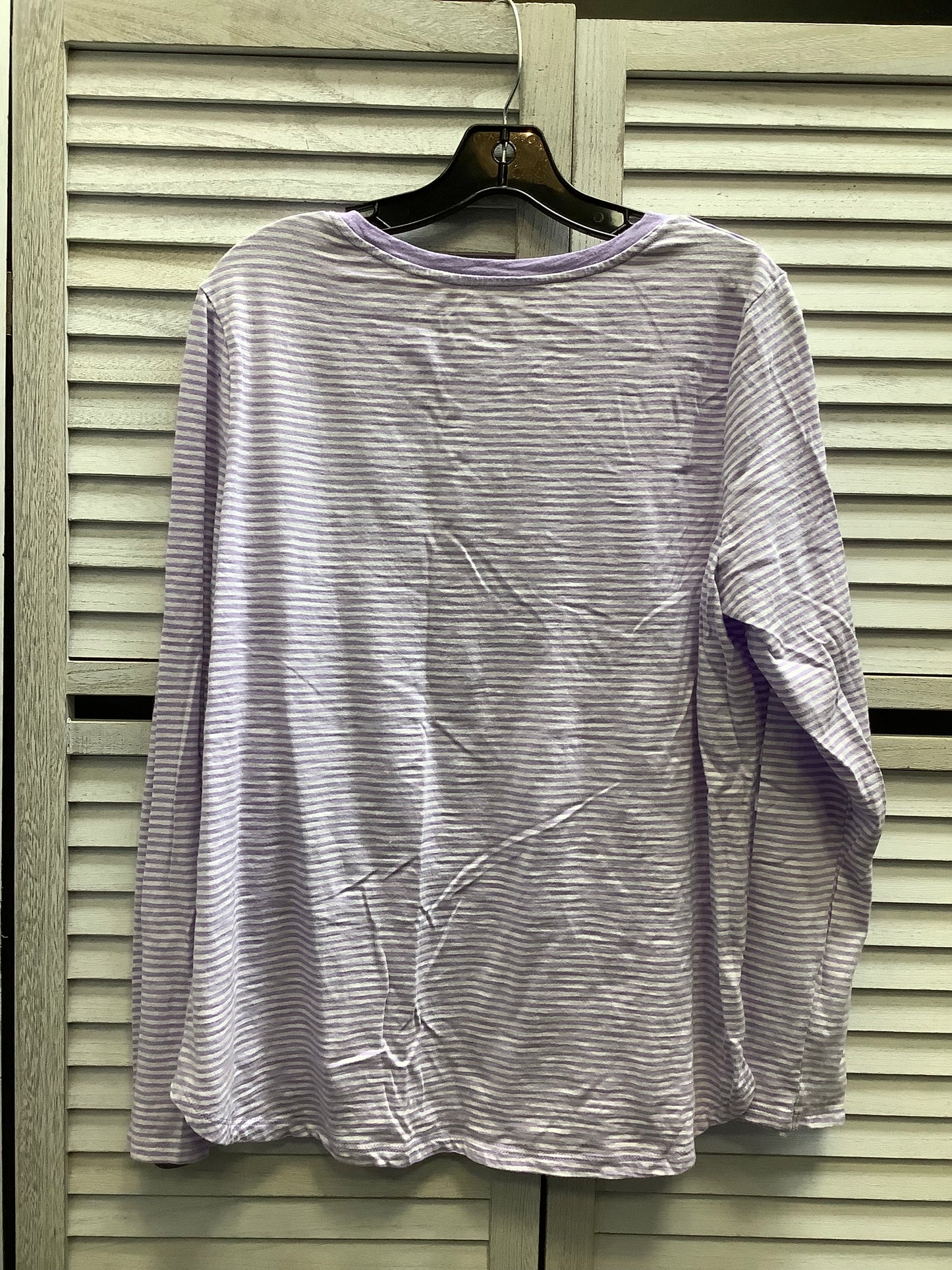 Top Long Sleeve By Old Navy In Purple, Size: Xl