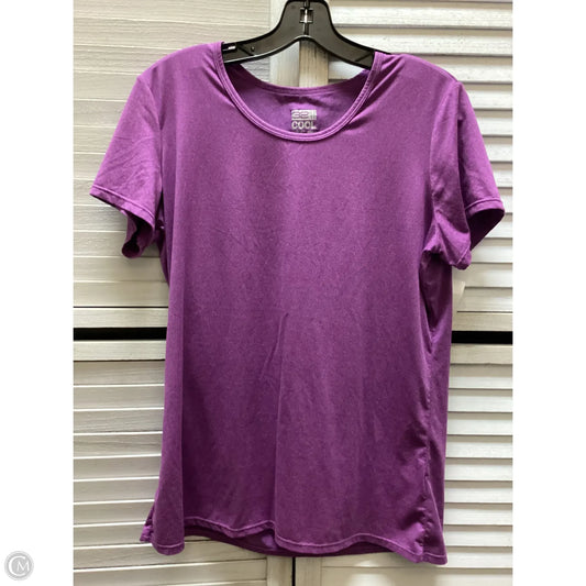 Athletic Top Short Sleeve By 32 Degrees In Purple, Size: Xl