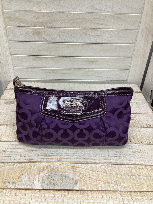 Wristlet Designer By Coach, Size: Large