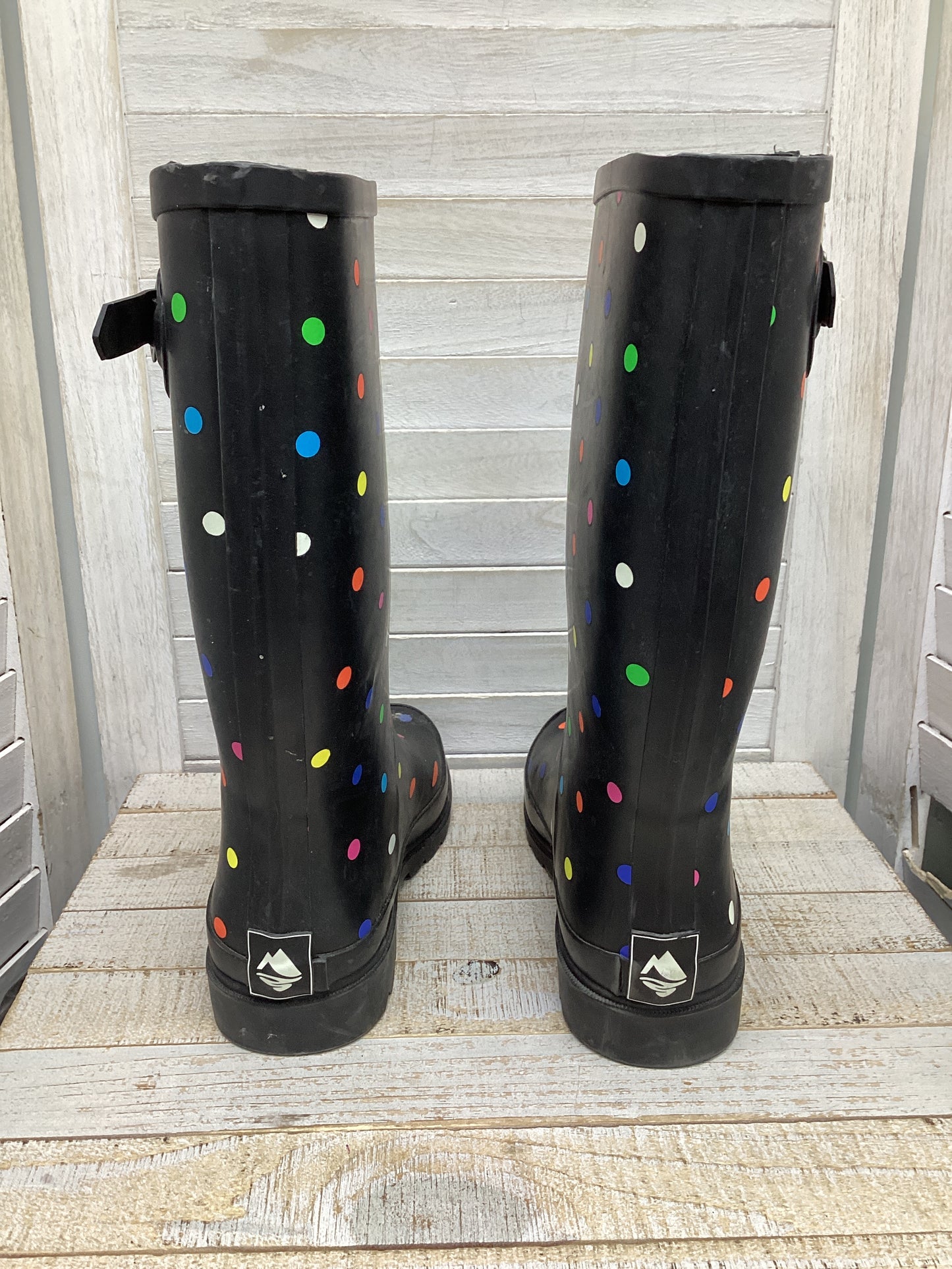 Boots Rain By Sugar In Polkadot Pattern, Size: 8