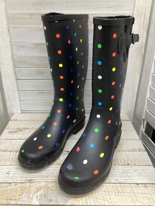 Boots Rain By Sugar In Polkadot Pattern, Size: 8