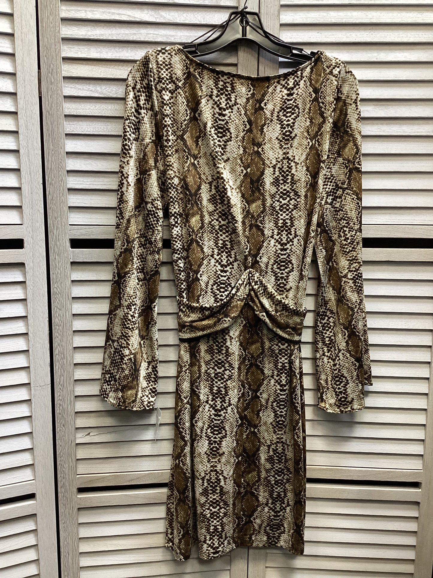 Dress Casual Short By Emma And Michele In Snakeskin Print, Size: Xl