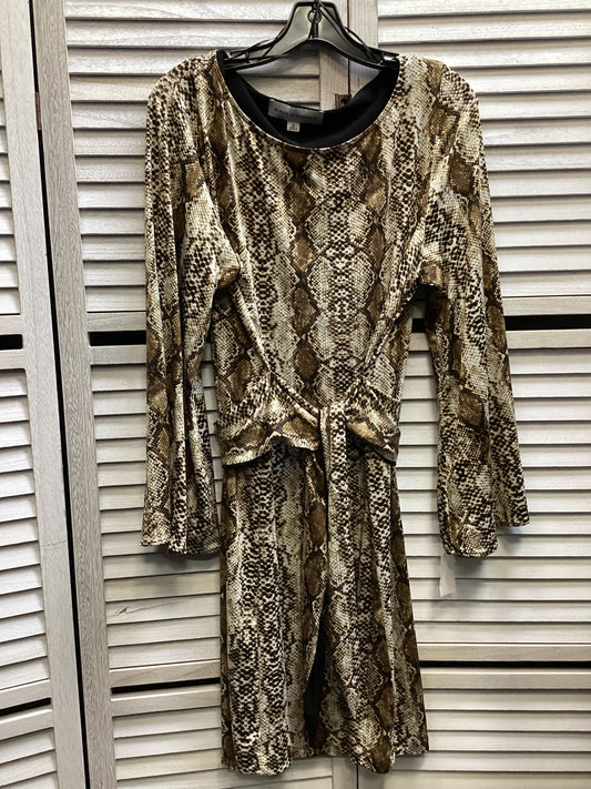 Dress Casual Short By Emma And Michele In Snakeskin Print, Size: Xl