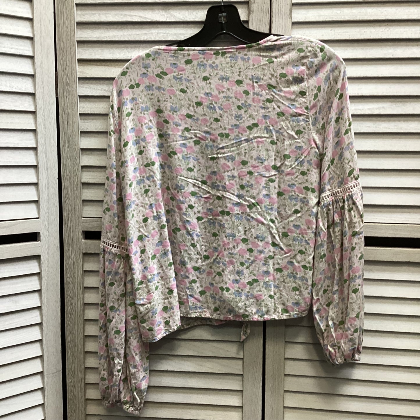 Top Long Sleeve By Lc Lauren Conrad In Floral Print, Size: Xs