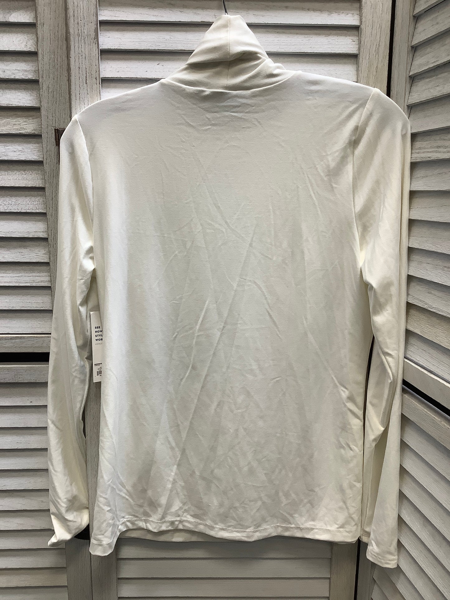 Top Long Sleeve By Apt 9 In White, Size: S